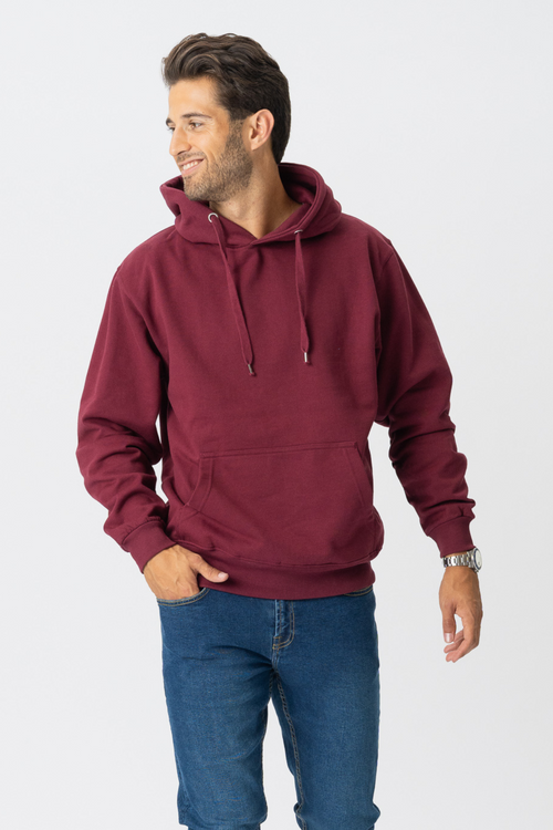 Basic Hoodie - Bordeaux Rød