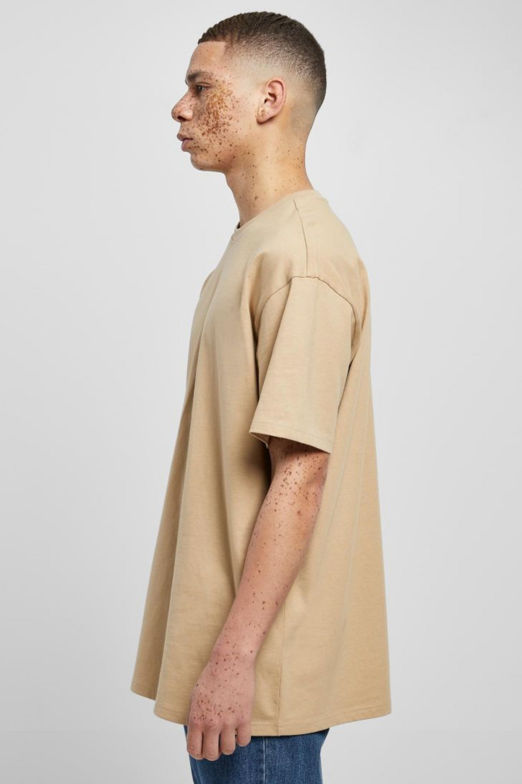 Heavy Oversized T-skjorte - Union Beige
