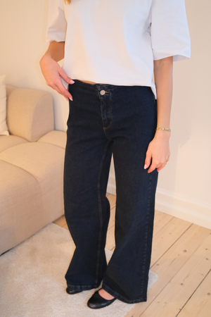 Miley Wide Jeans - Mørkeblå