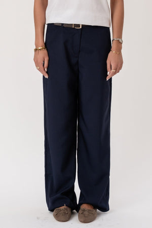 Talia Baggy Bukse - Navy