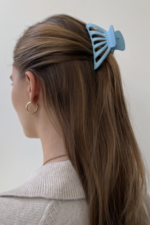 Hollow Claw Clip - Himmelblå