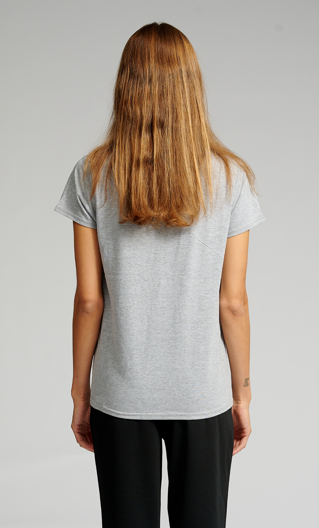 Basic T-shirt - Oxford Grå