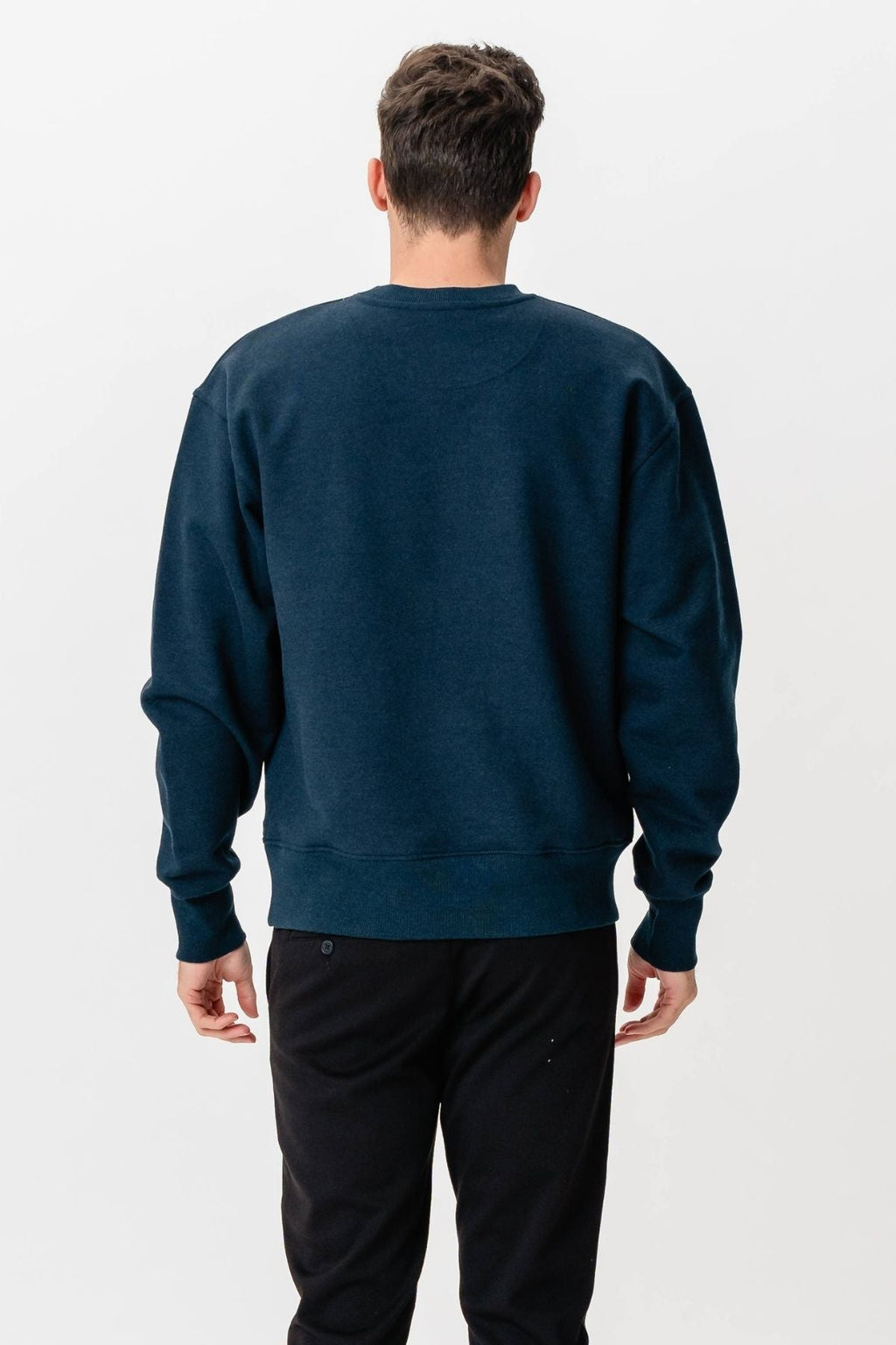Heavy Crewneck - Melert Navy