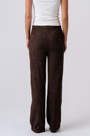 Ivy Knit Pants - Brun
