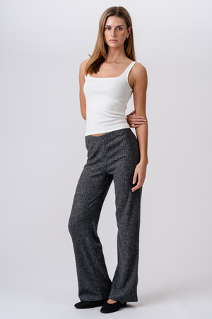 Ivy Knit Pants - Antrasitt