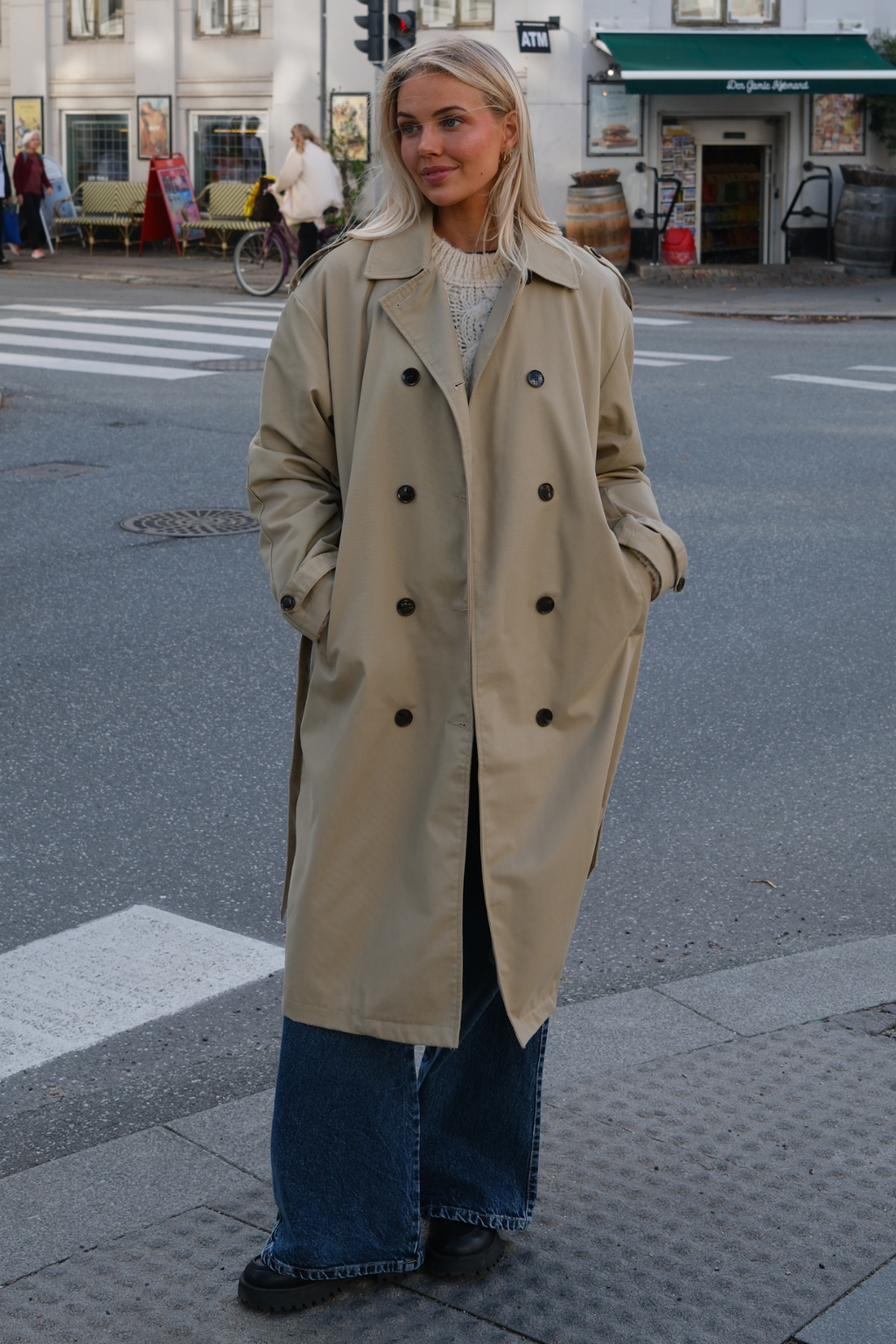 Linea trenchcoat - Sand