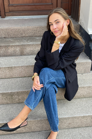 Oversized Blazer - Svart