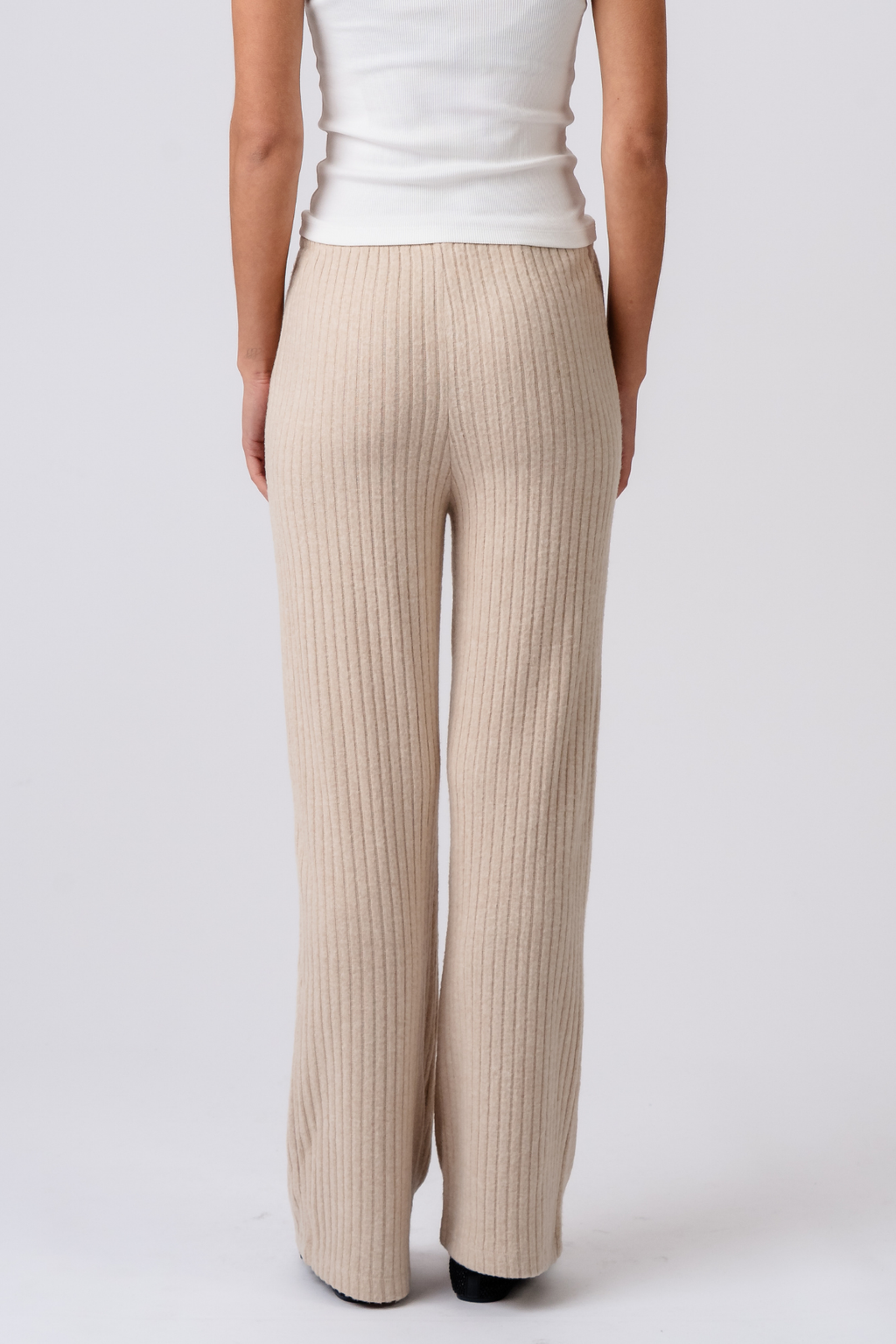 Ivy Knit Pants - Beige