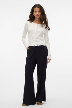 Isa O-Neck Cardigan - Snow White