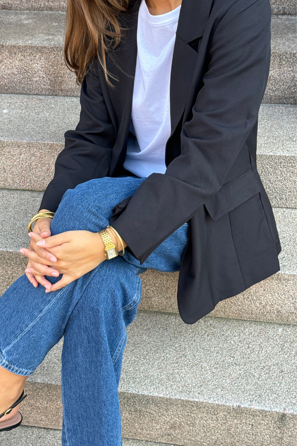 Oversized Blazer - Svart