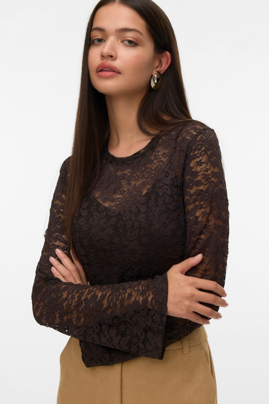 Kanya O-hals Kort Topp - Chocolate Torte