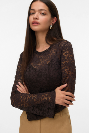 Kanya O-hals Kort Topp - Chocolate Torte