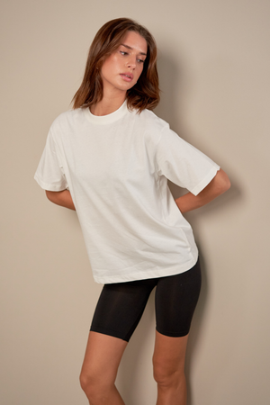 Boxfit T-skjorte - Lys Beige