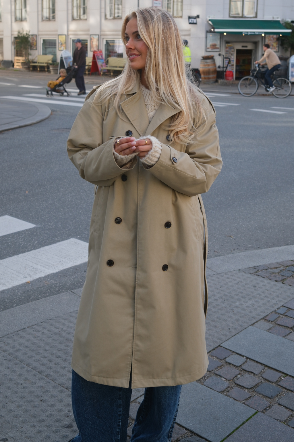 Linea trenchcoat - Sand