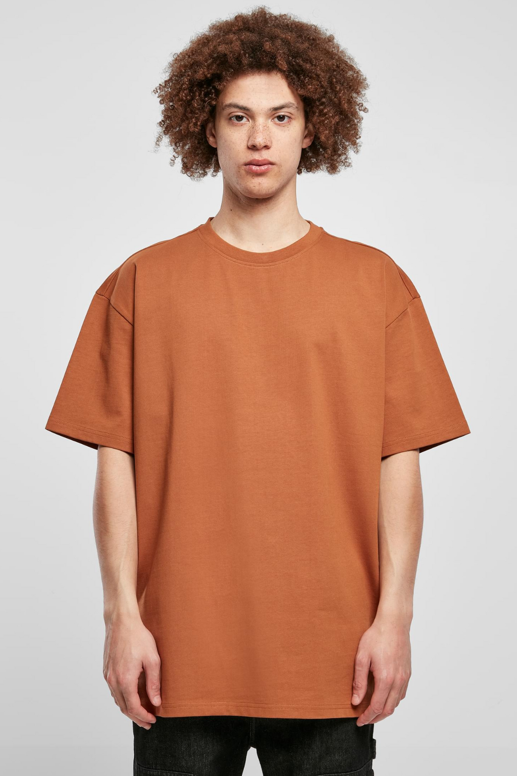 Heavy Oversized T-skjorte - Toffee