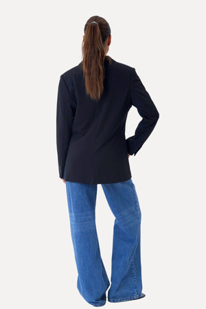 Klassisk fit Blazer - Marineblå