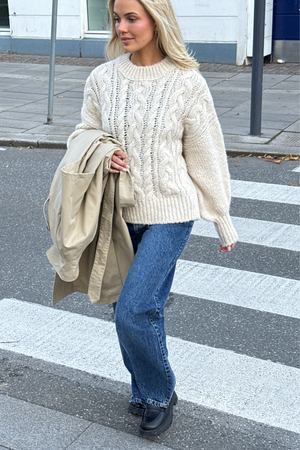 Emma Cable Knit - Off White