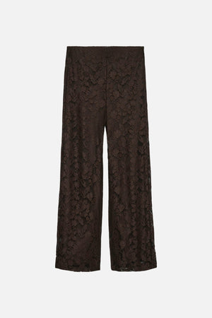 Neline Wide Pant - Sjokoladetorte