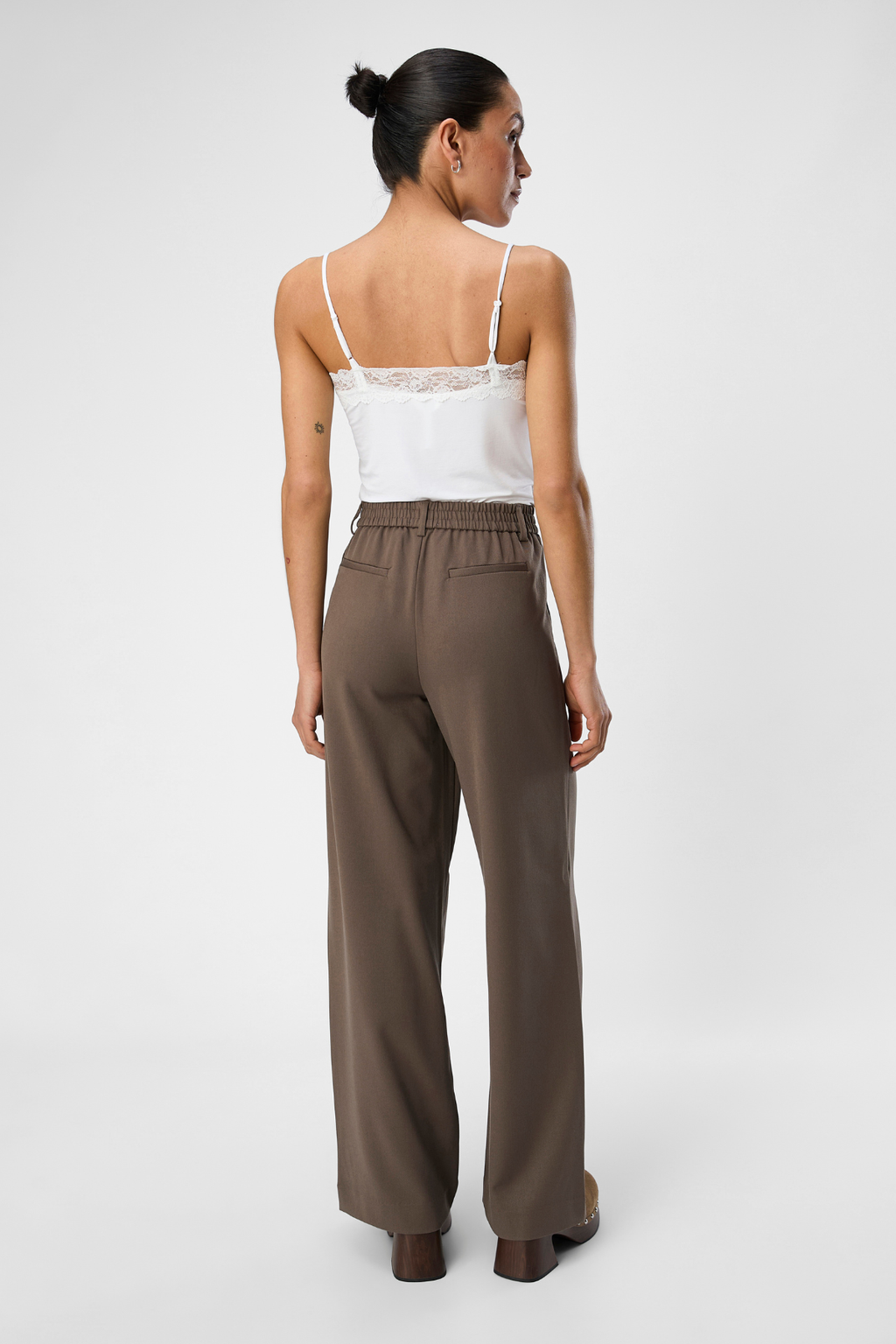 Lisa Wide Pants - Morel