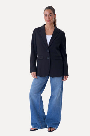 Klassisk fit Blazer - Marineblå