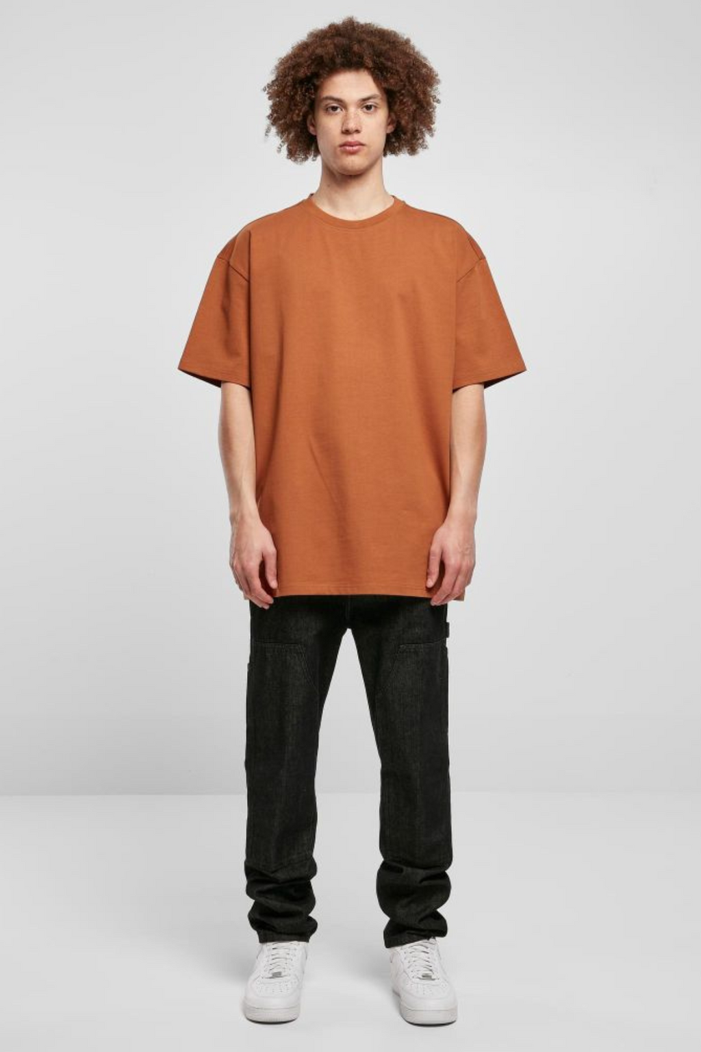 Heavy Oversized T-skjorte - Toffee
