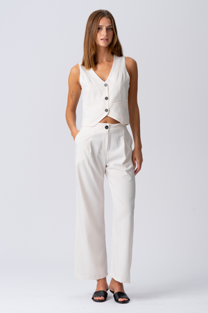 Natalie Vest - Lys Beige