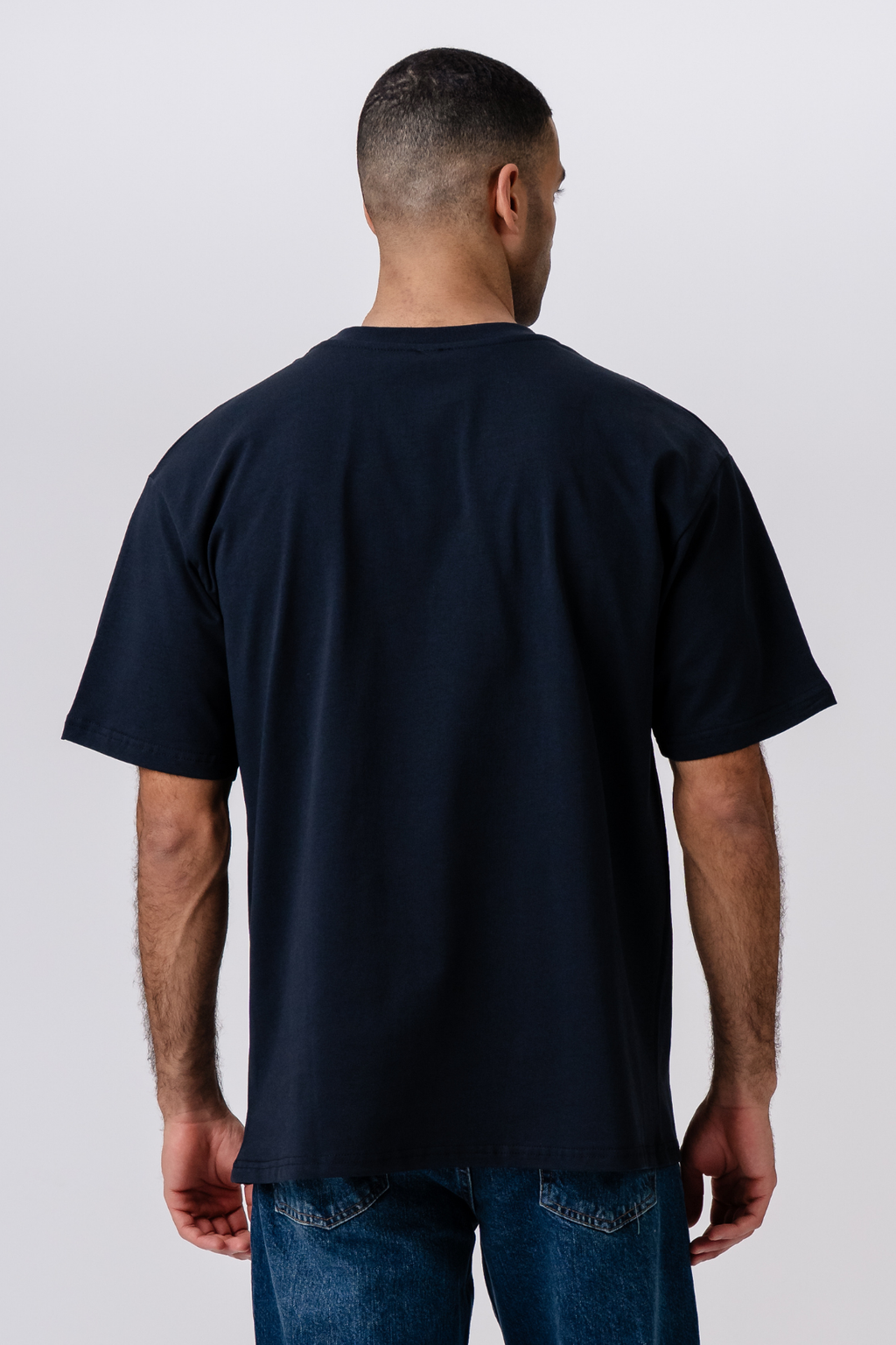 Kraftig Boxfit T-skjorte - Navy