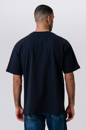 Kraftig Boxfit T-skjorte - Navy