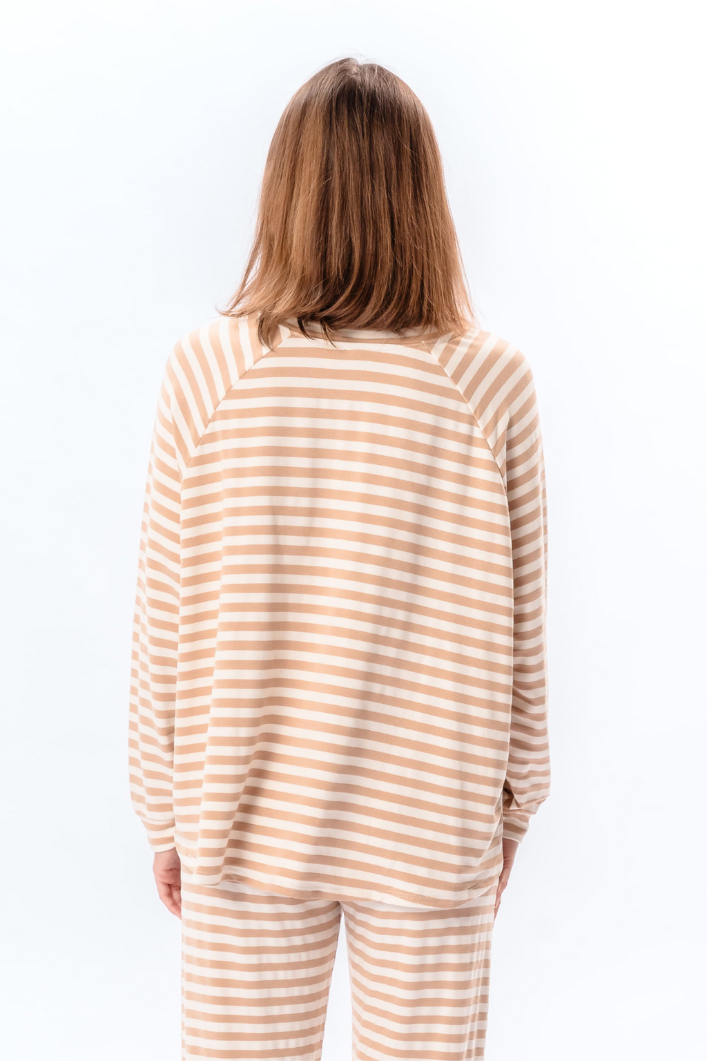 Strippet Langermet Regular Fit - Beige