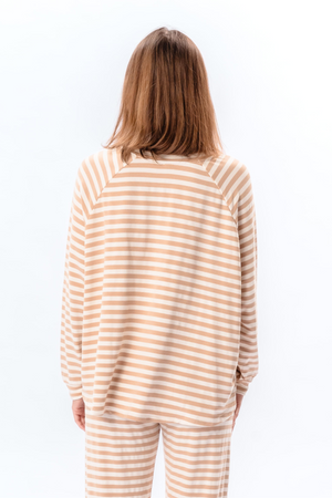 Strippet Langermet Regular Fit - Beige