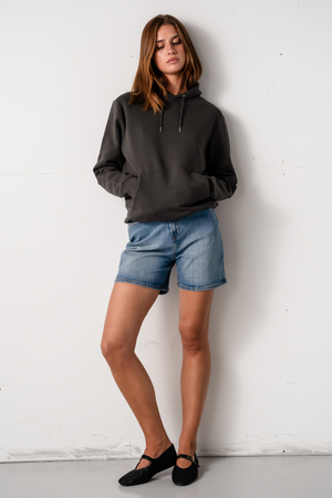 Denim Shorts - Medium Blue Denim