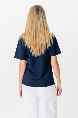 Oversized T-shirt - Marineblå