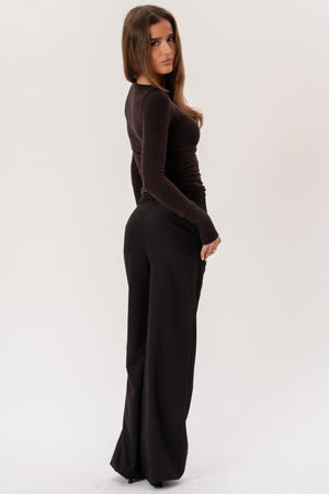 Cassandra Bluse - Brun