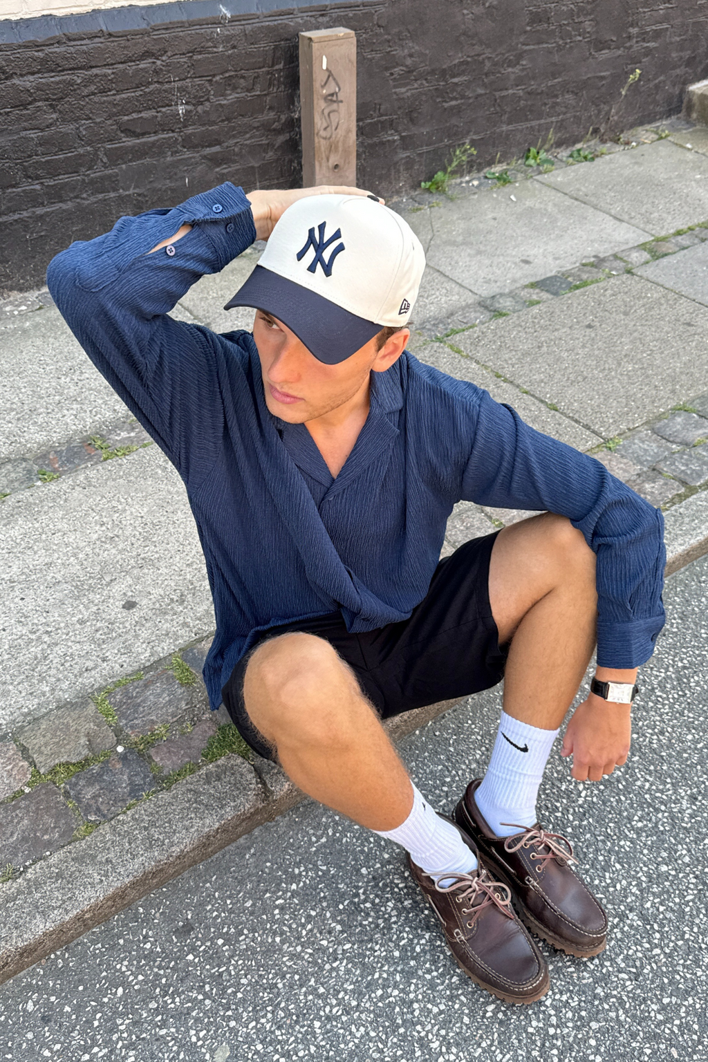 Aidan Skjorte - Navy