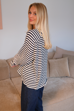 Stripete Skjorte - Blå