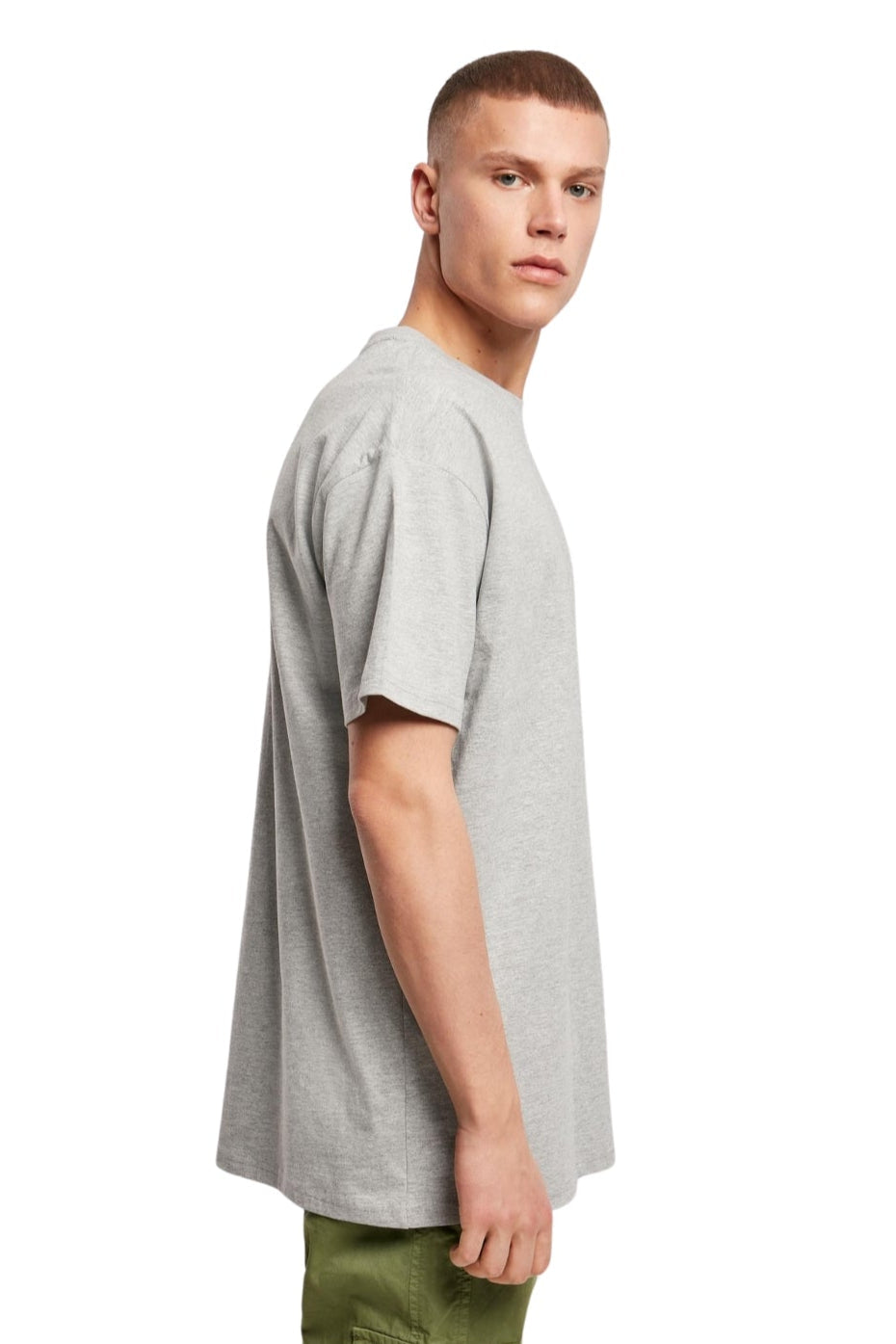 Heavy Oversized T-skjorte - Grå