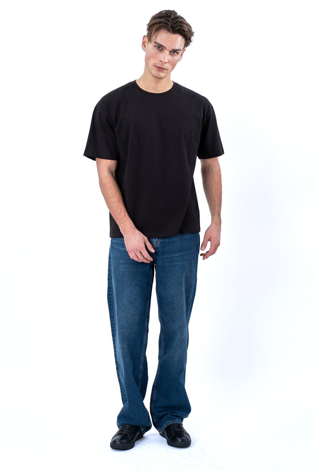 Heavy Boxfit Tee - Svart