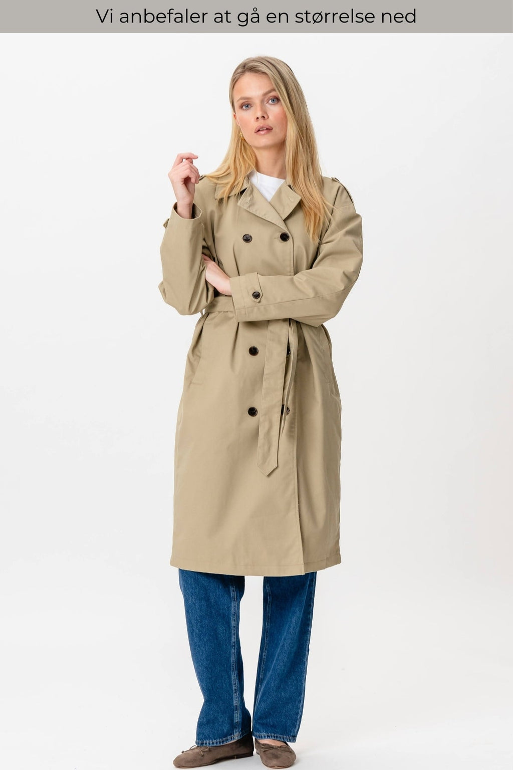 Linea trenchcoat - Sand