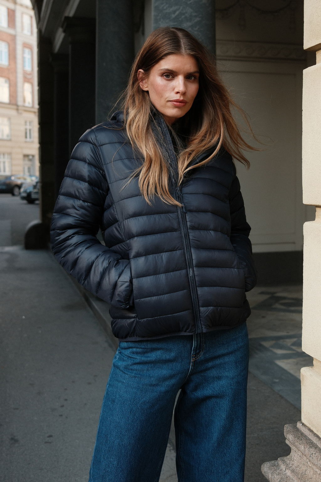 Lett Boblejakke - Navy