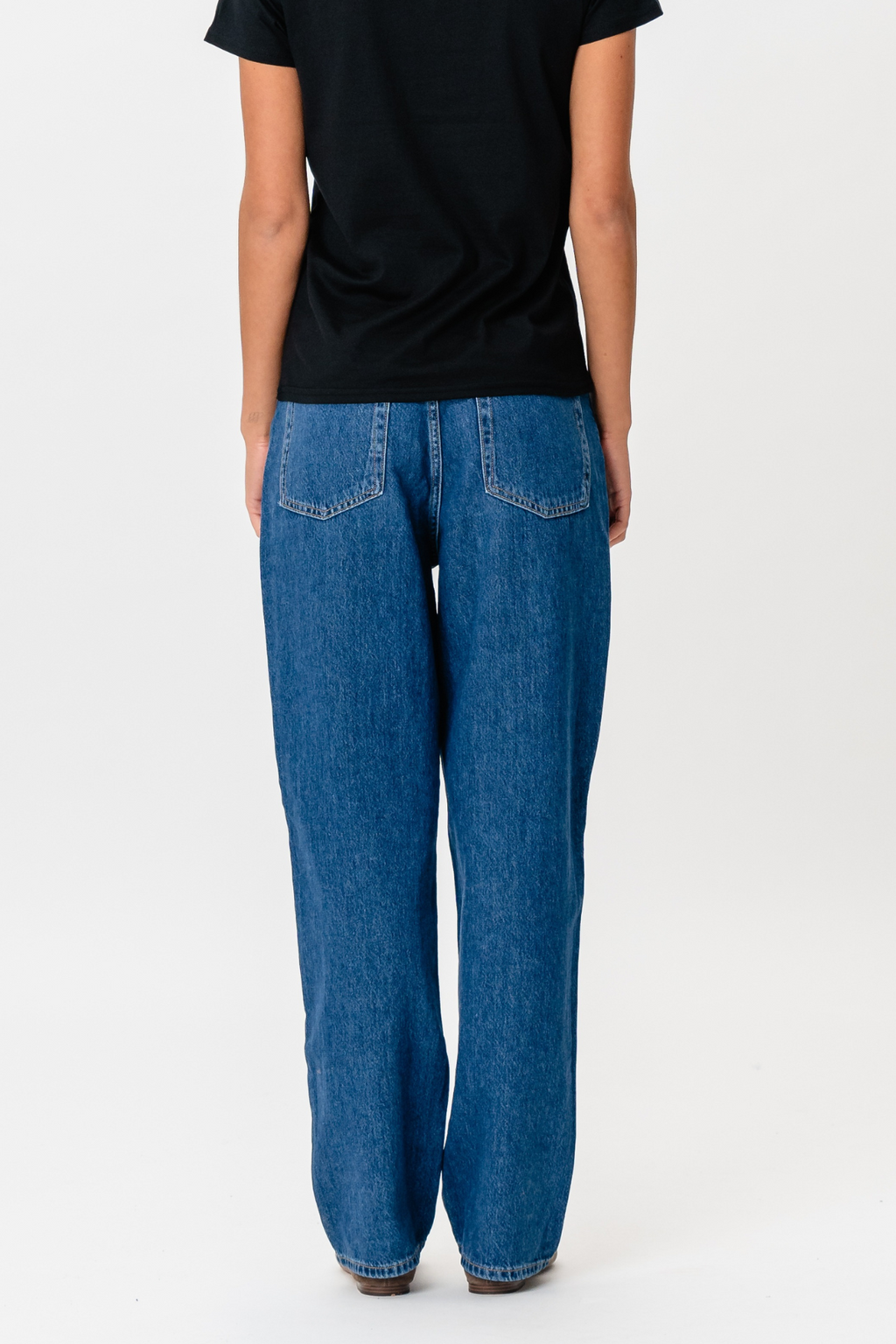 Performance Loose Jeans - Medium Blue Denim