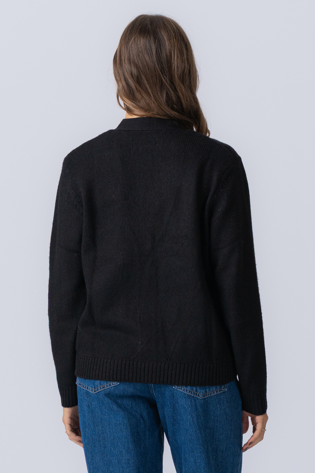 Strikket Cardigan - Svart