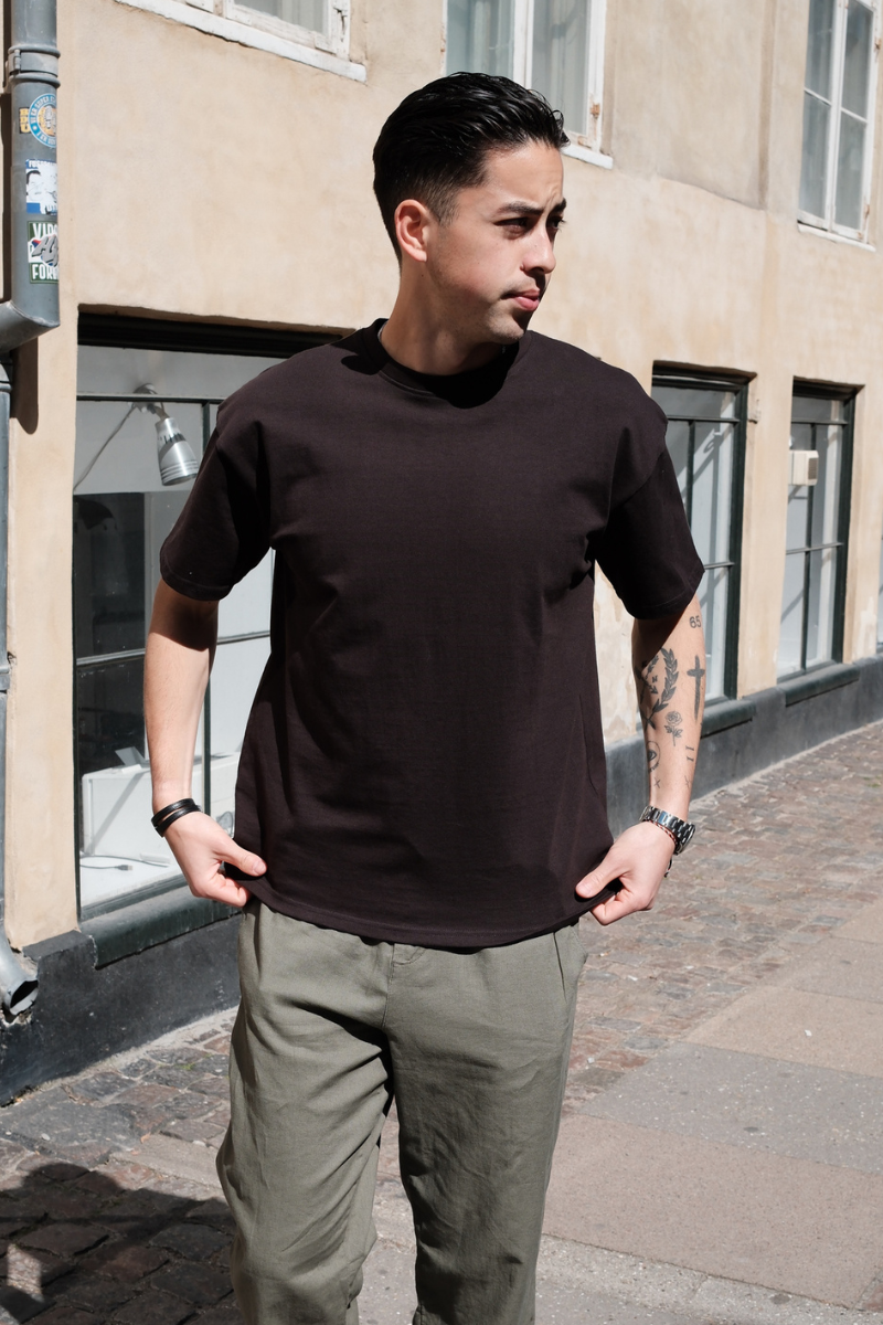 Heavy Boxfit Tee - Svart