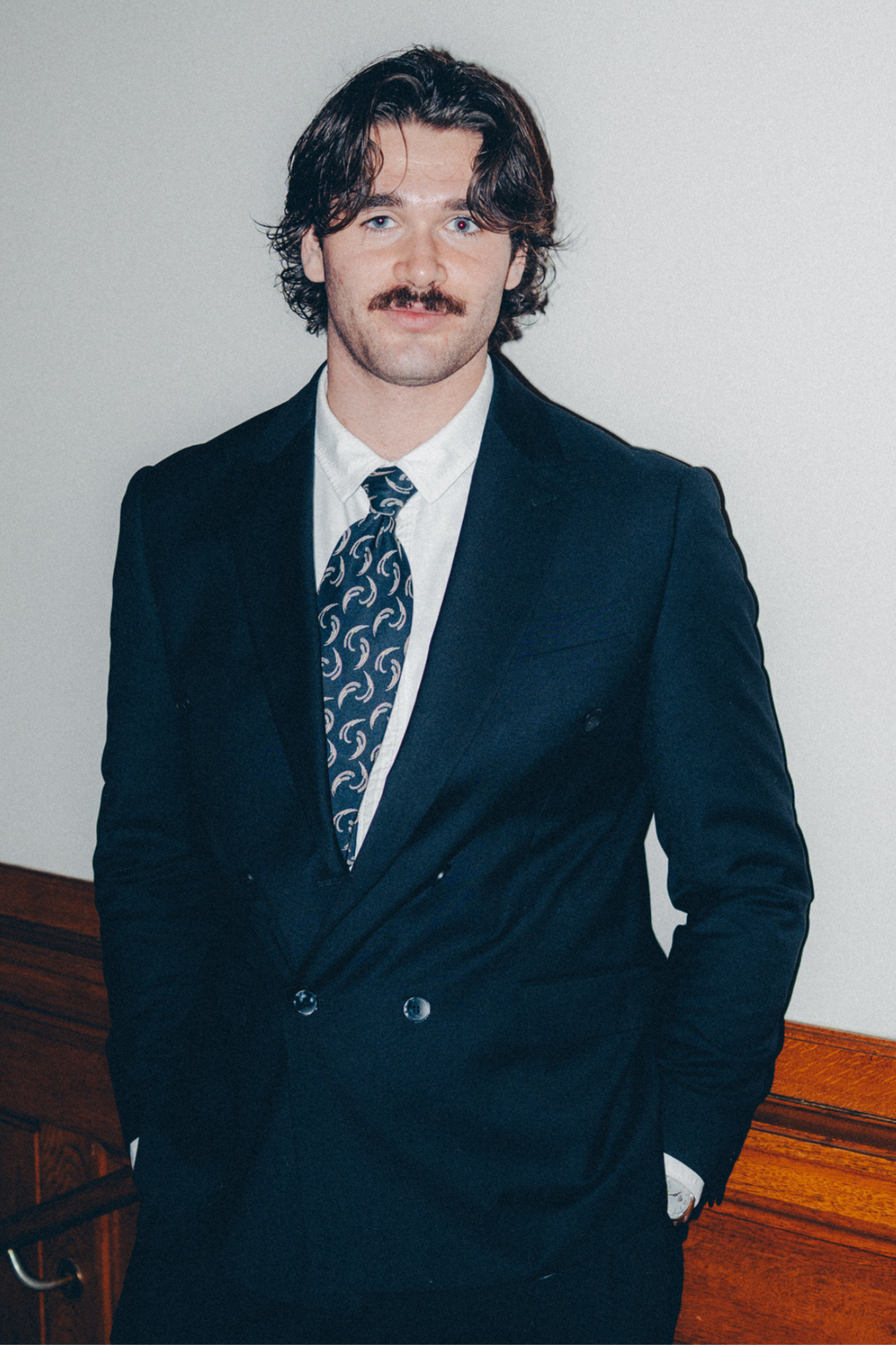 Premium Dobbeltspent Blazer - Svart