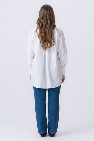Oversized Shirt - Hvit