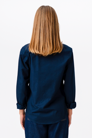 Boyfriend Oxford Skjorte - Navy
