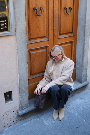 Hazel Strikkegenser - Ecru