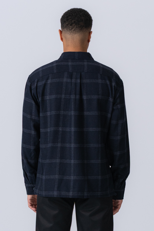 Tristan Overshirt - Mørk Navy