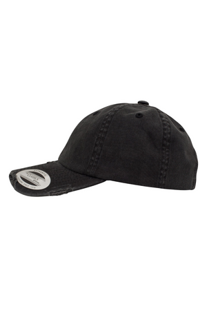 Low Profile Destroyed Cap - Svart