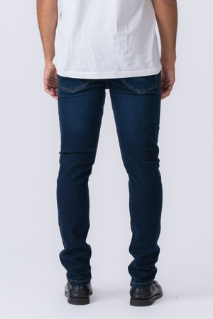 Performance Jeans (Slim) - Dark Blue Denim