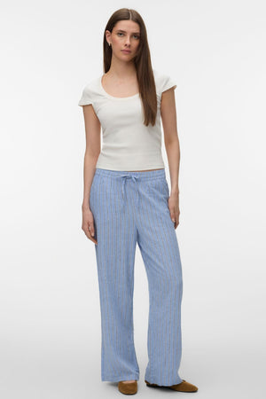 Linn Pants - Cornflower Blue/Navy